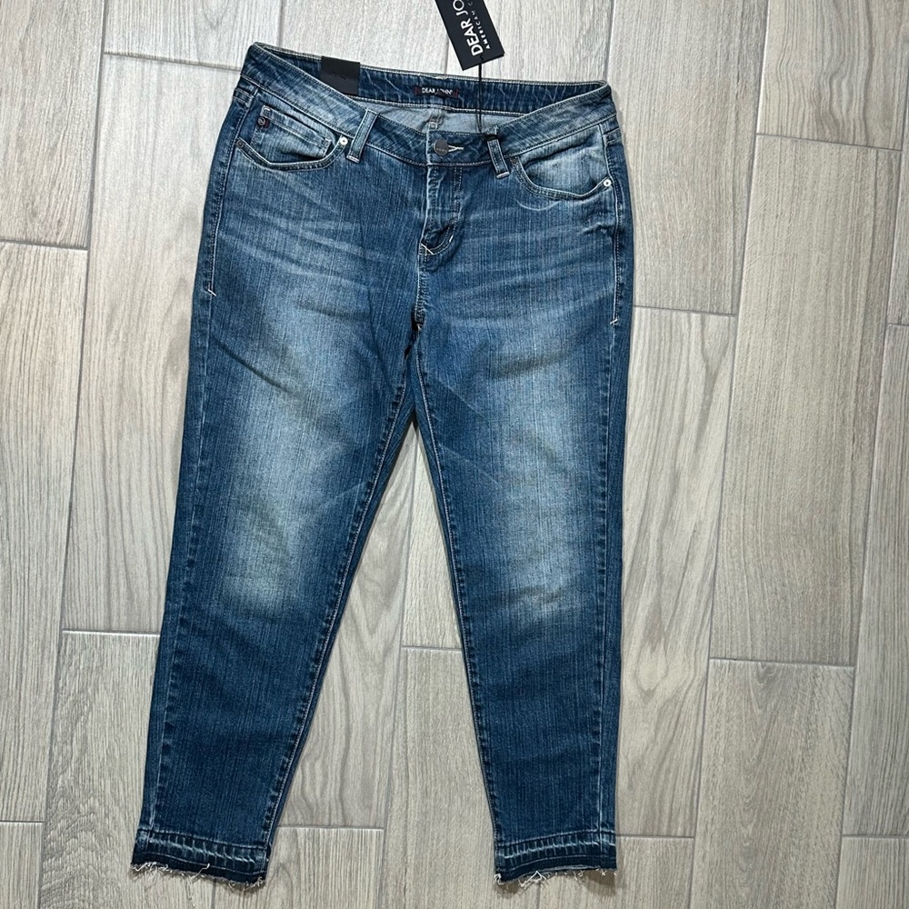 NWT DEAR JOHN $94 JOYRICH Comfort Skinny Cropped Jeans 29